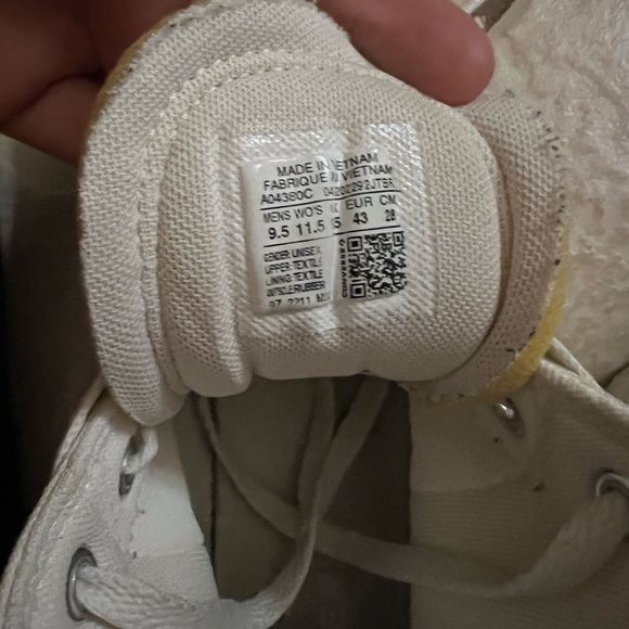 Chunky high rise converse cream color 11w - Picture 4 of 4